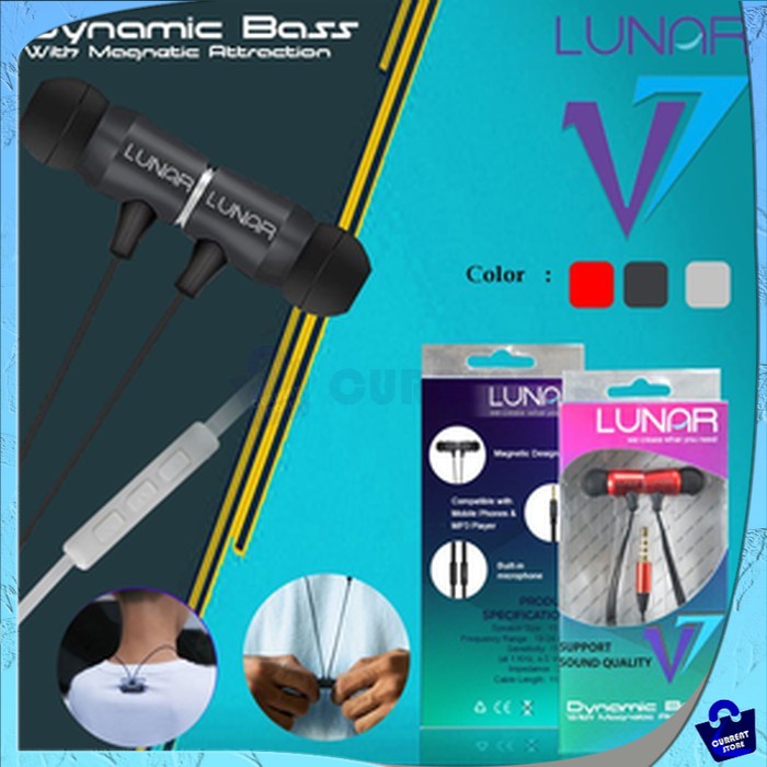 Headset LUNAR V7 - Magnetic Dynamic Bass