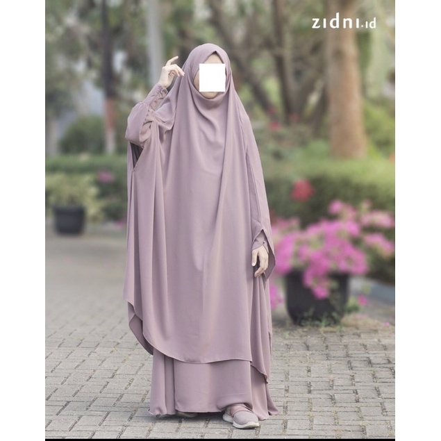 Preloved FK shafira Zidni warna quail bahan soft lexus