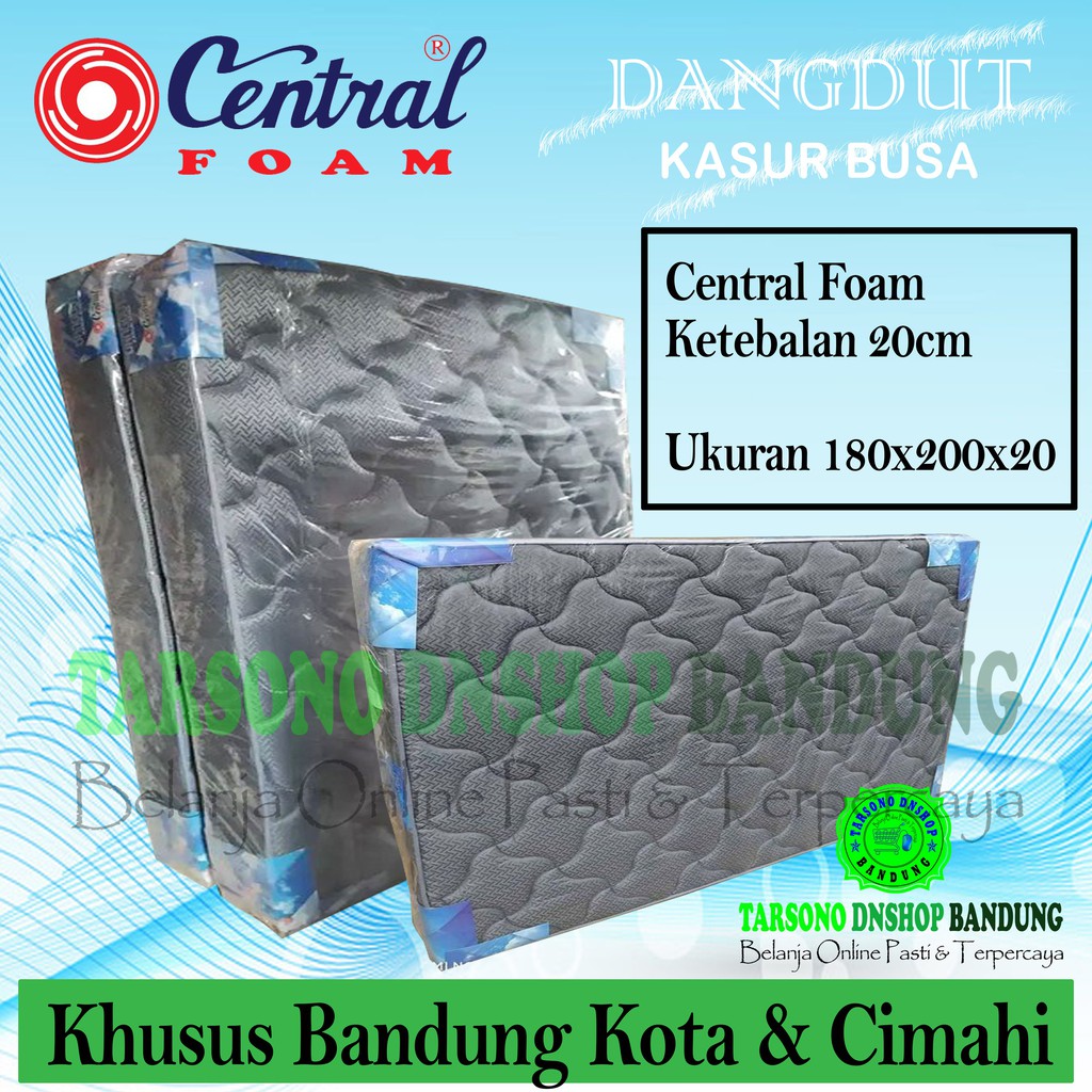 Kasur Busa Dangdut Central Foam Ukuran 180x200x20 | Edisi Khusus Bandung | Tarsono Dnshop Bandung