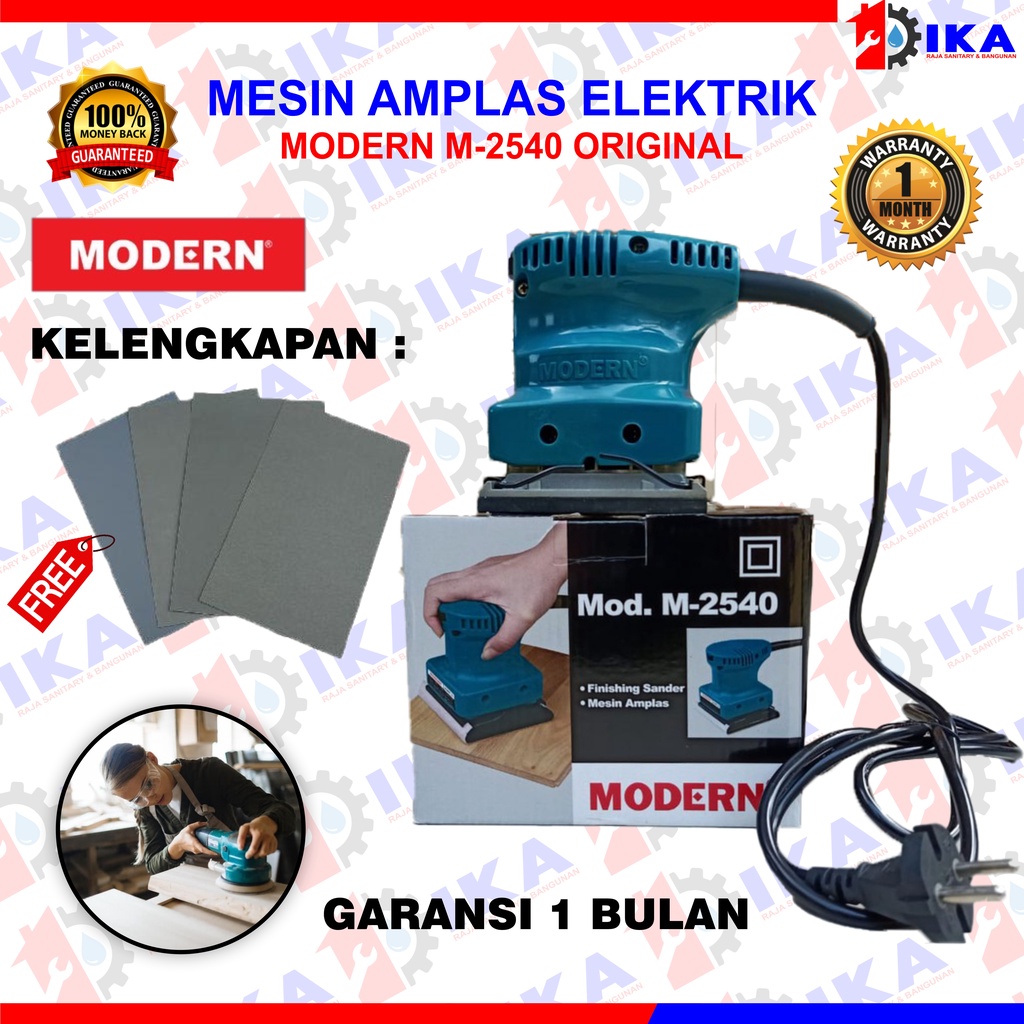 Mesin Amplas Kayu M-2540 Modern Amplas Sander Finishing Sander