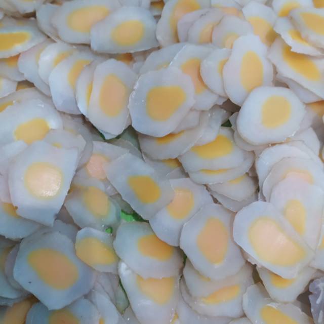 krupuk telur asin mentah