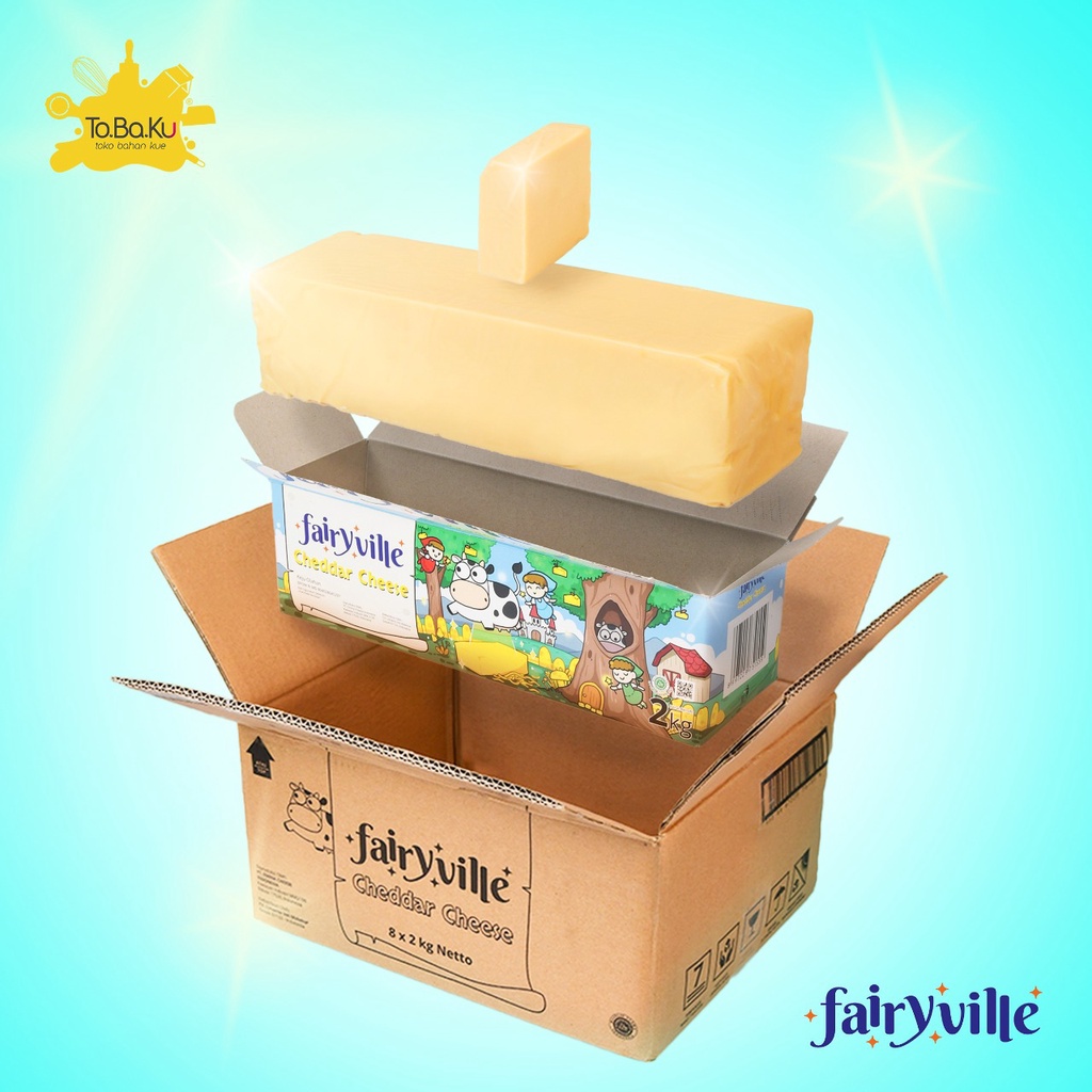 Fairyville Cheddar Cheese 250gr