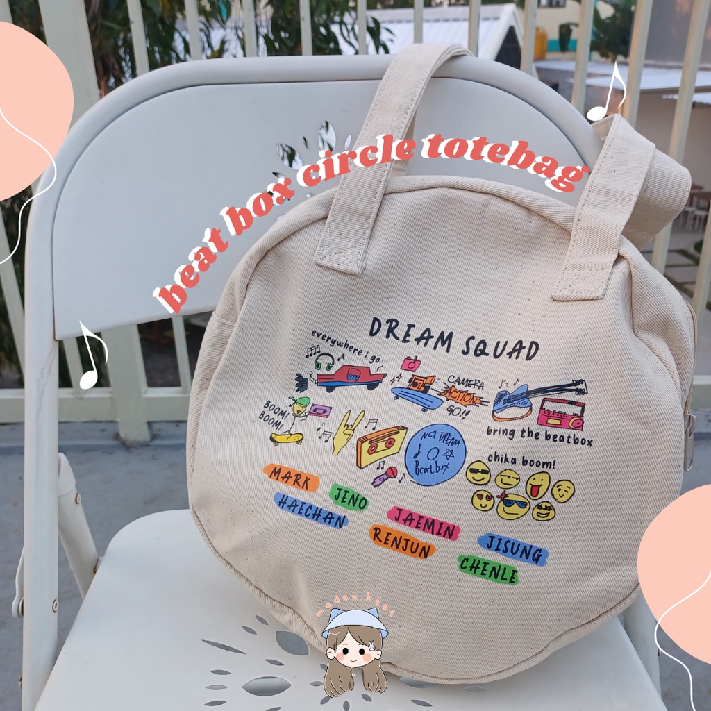 NCT DREAM BEATBOX CIRCLE TOTEBAG