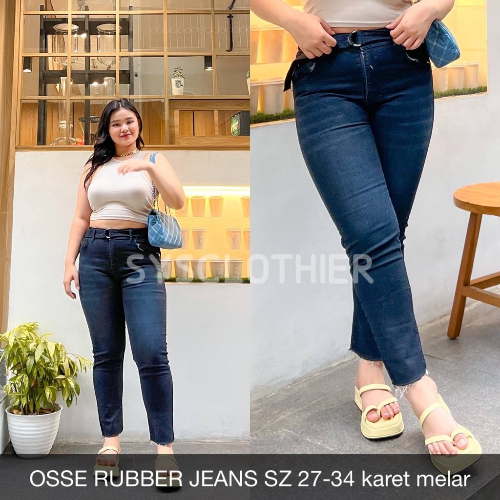 CELANA JEANS WANITA OSSE BAGGY JEANS -SYSCLOTHIER