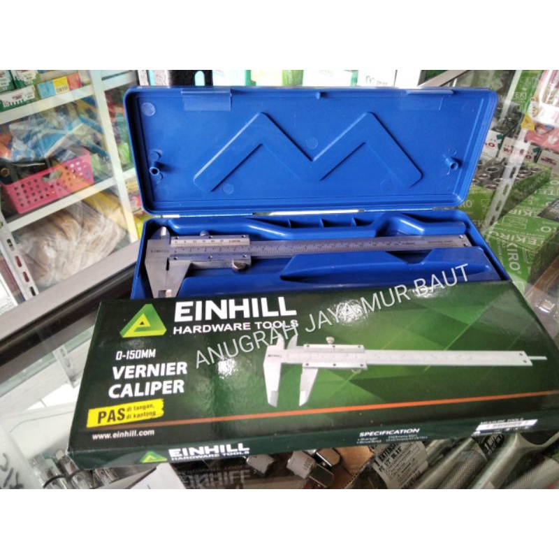 

Sketmat Stainless 6 Inch Jangka Sorong 0.02mm Heavy Duty EINHILL