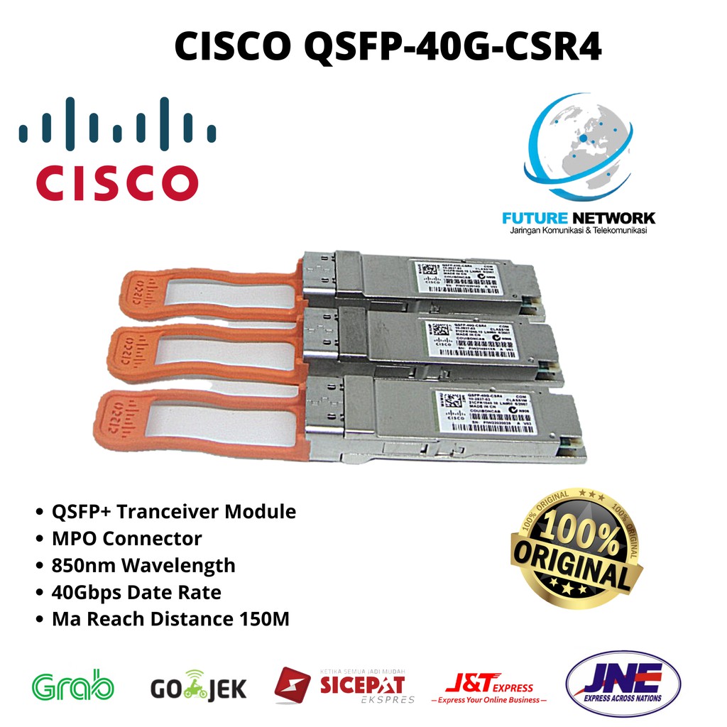 CISCO QSFP-40G-CSR4-QSFP TRANSCEIVER MODULE
