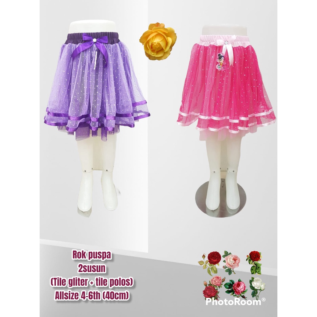 Rok tutu anak / Rok tile anak / Rok pesta anak / Rok puspa
