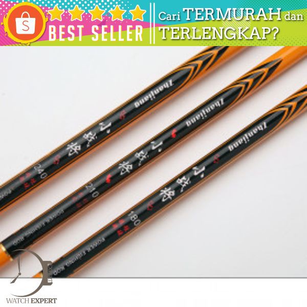 Joran Pancing Carbon Fiber Fishing Rod 2.7 Meter - Zhanjiang ZHN01 Hitam