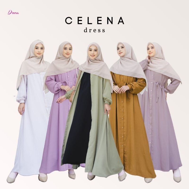 Moslem Ori Gamis Busui Friendly Celena Dress By Dzeera (Ready Please Cekstok)