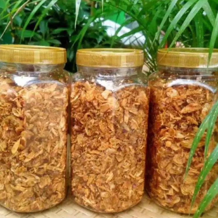 

Terlaku. TSH bawang goreng asli 200 grm 72 Stock Banyak