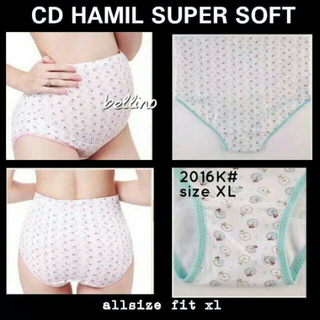 CELANA DALAM HAMIL WANITA NUTUP PERUT / CD HAMIL MOTIF SUPRR SOFT NUTUP PERUT