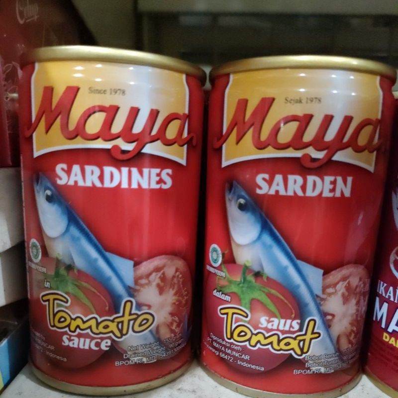 

maya sarden saus tomat 155g