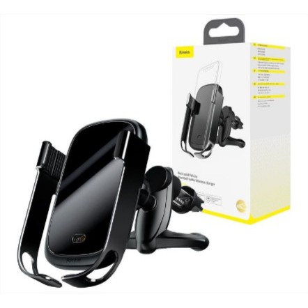 BASEUS ROCK SOLID ELECTRIC CAR HOLDER HP WIRELESS CHARGER MOUNT MOBIL