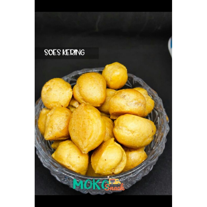 

Snack Cemilan Soes kering /soes gurih 250 gr