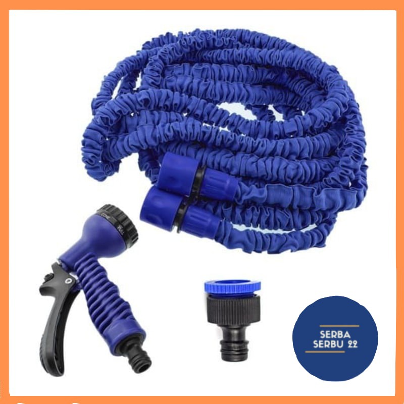 Selang Air Magic Hose 15 Meter 50Ft  Selang Air Elastis Berkualitas Serbaguna [SS]