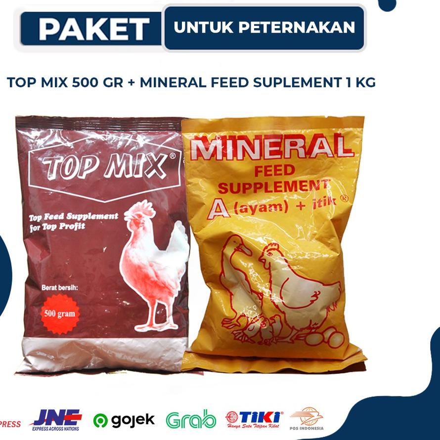 Paket Mineral Feed Supplement dan Top Mix Campuran Pakan Ayam