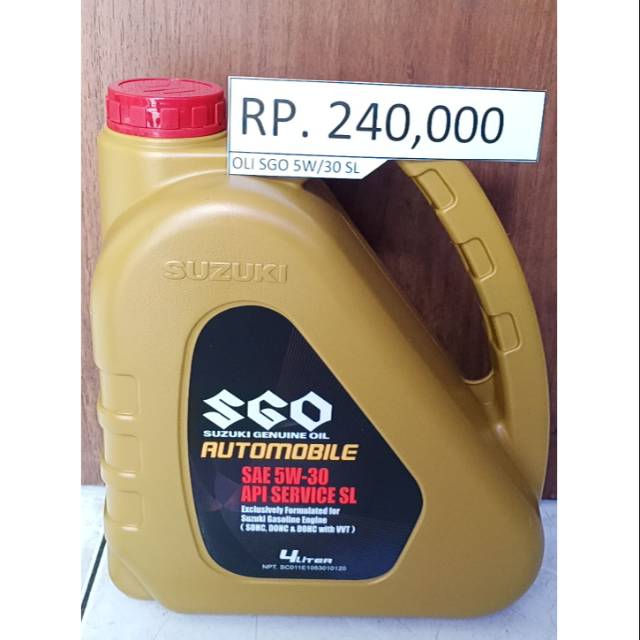 OLI SGO 5W30 SL.