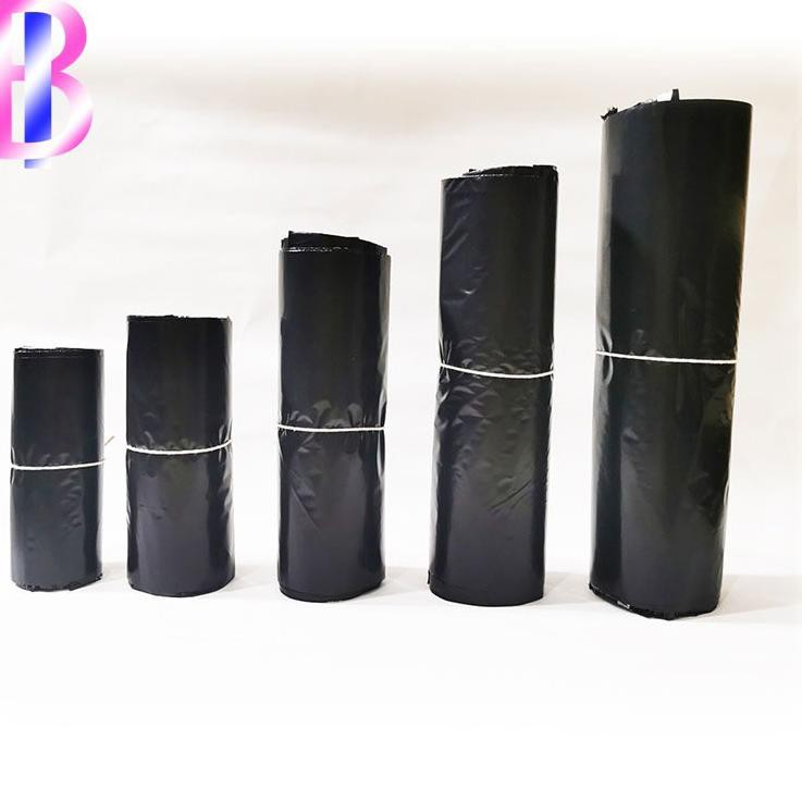 

Kantong Plik Olshop HD 40x50cm 100pcs Packing Anti Plong Polymailer Hitam Glossy Lem Perekat .