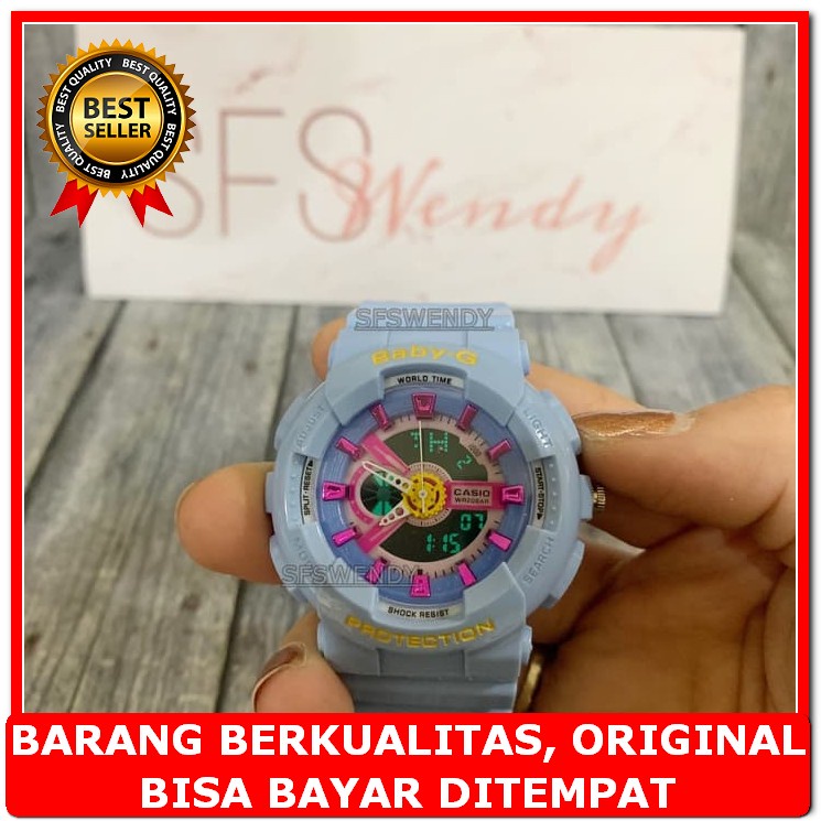 Jam Tangan Wanita Branded Mk4354 Rosegold 34Mm Original Fullset | WB904 Limited Edition  Baby-G S