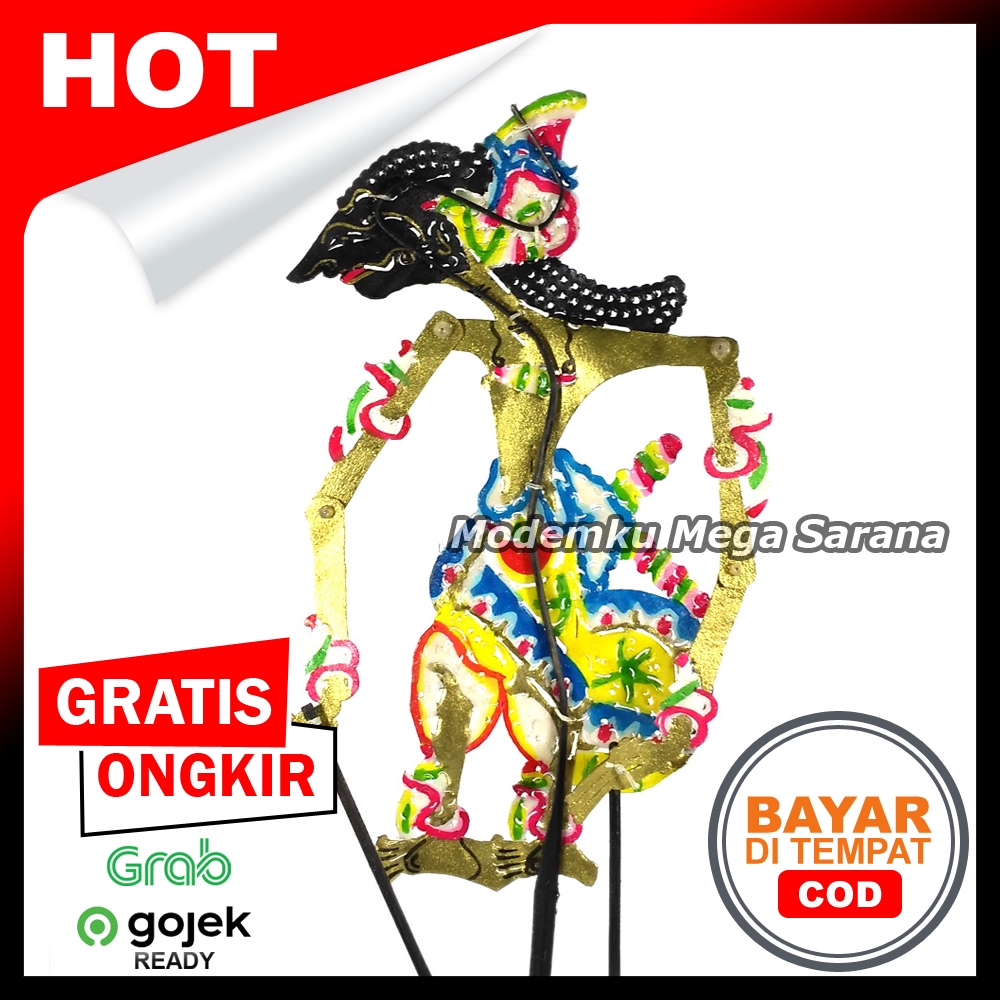 Wayang Kulit Kidangan Abimanyu 30cm - Kualitas Biasa