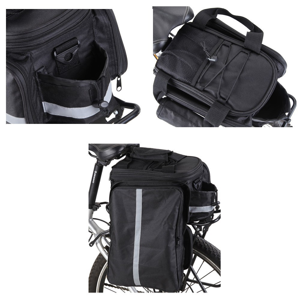 Tas Sepeda Touring - Tas Sepeda - Roswheel Tas Sepeda Bicycle Rear Carrier Bag 600D Polyester 8L