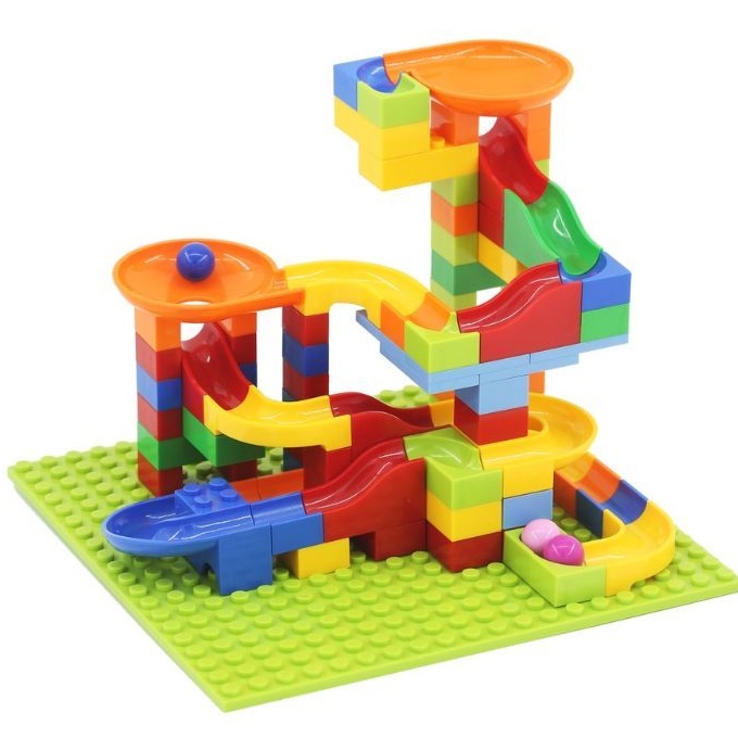 [READY Termurah Bisa COD] Marble Run Building Blocks 168 pcs