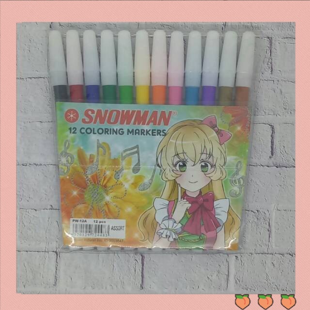 

Spidol SNOWMAN 12 warna