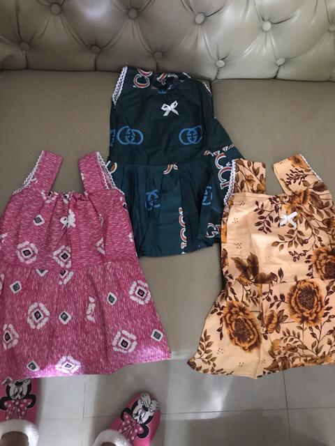 Daster Batik Anak Bahan Perca Uk 1 - 2th