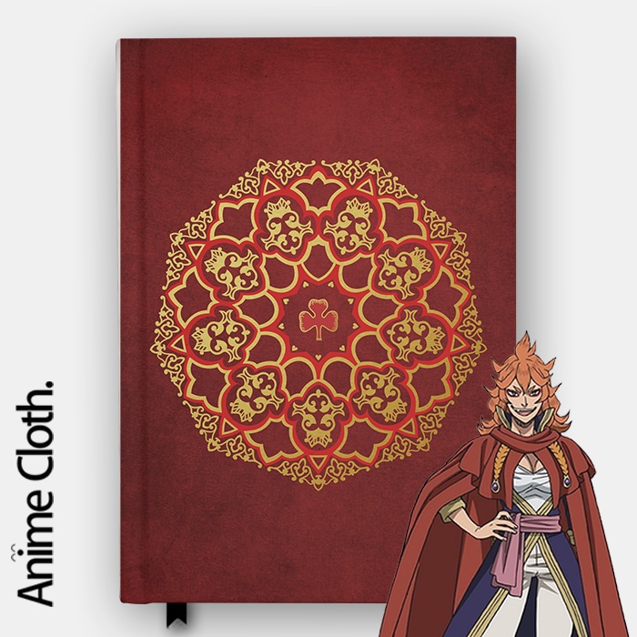 Buku Mereoleona Vermillion Grimoire Black Clover Anime Custom Cosplay
