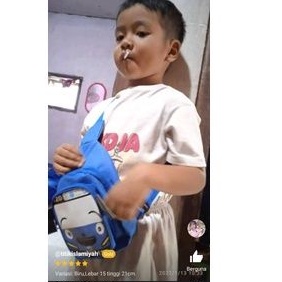 tas slempang anak karakter tayo