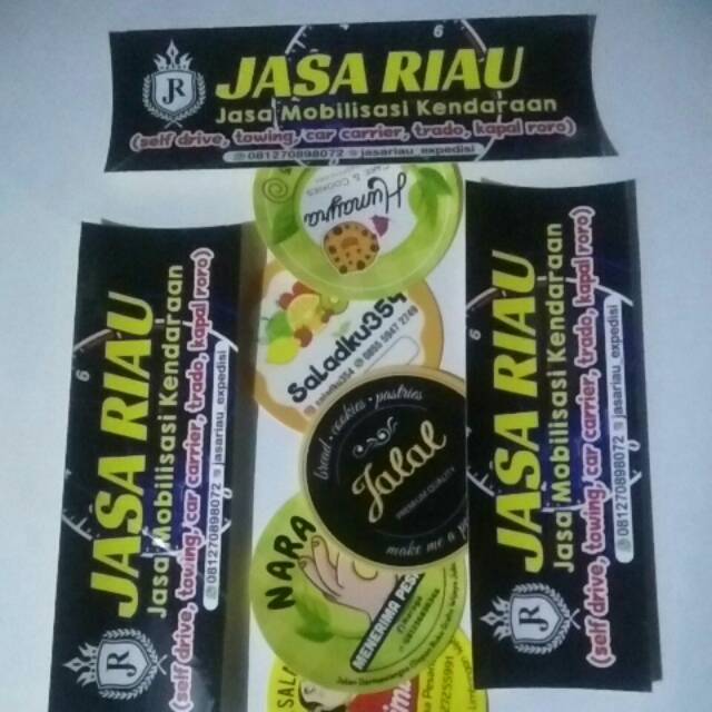 

Stiker label produk