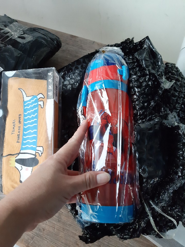 New !! Botol Minum Karakter Anak Klip Water Bottle Sekolah Lol/ponny/captain America/batman Npc600