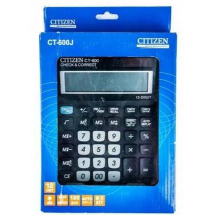 CITIZEN CT-600J DESKTOP CALCULATOR/KALKULATOR MEJA