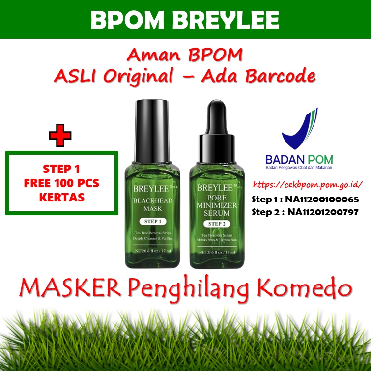 [BPOM] BREYLEE Step 2 Pore Minimizer Serum - SERUM Pengecil Pori Wajah (17ml)