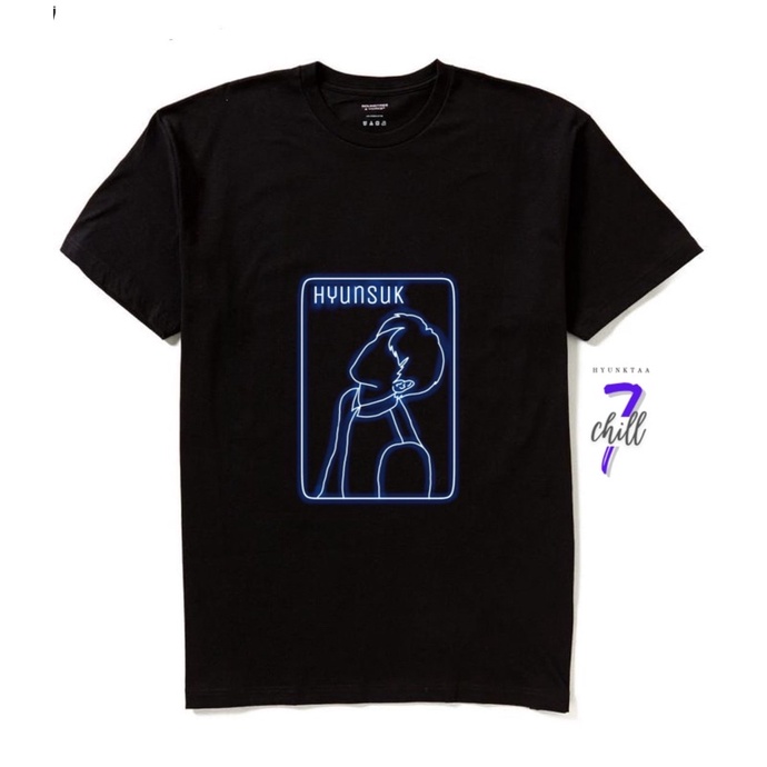 KAOS TREASURE HYUNSUK | T-SHIRT KPOP TREASURE | KAOS IDOL TREASURE | BAJU HITAM
