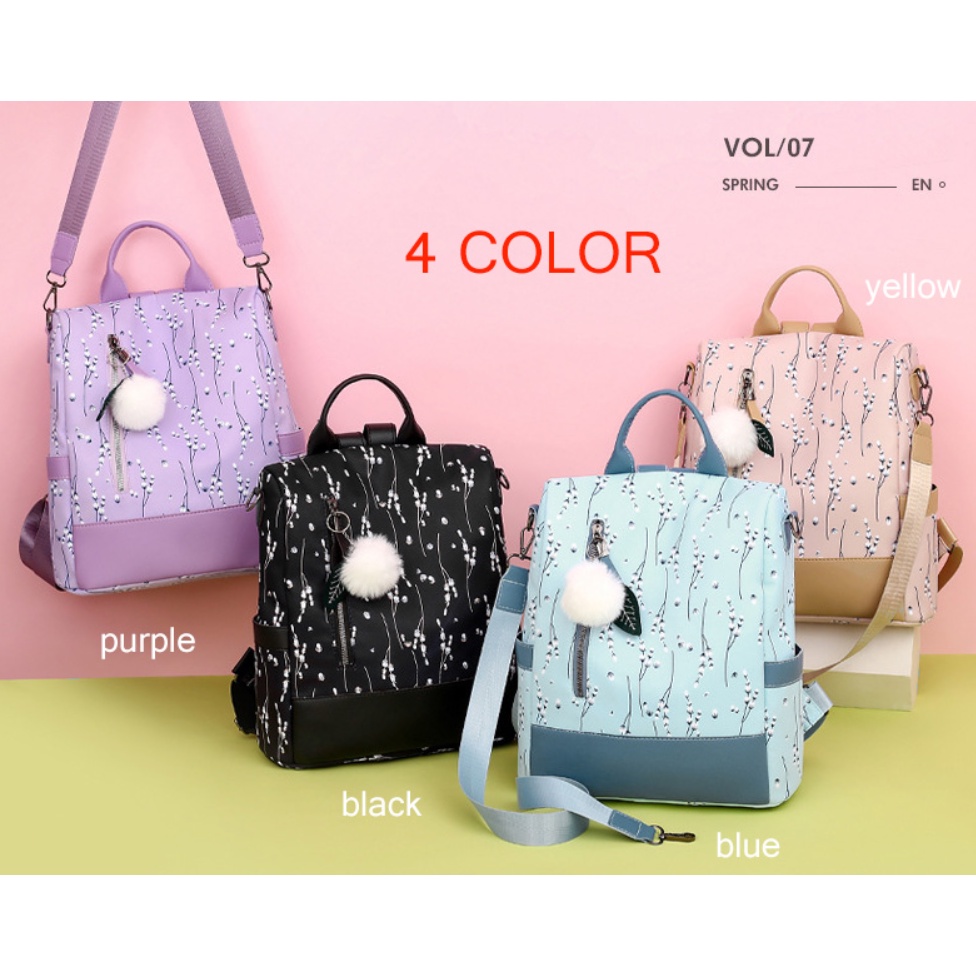 Tas Ransel Wanita Backpack Wanita Tas Punggung Anti Air NJ173