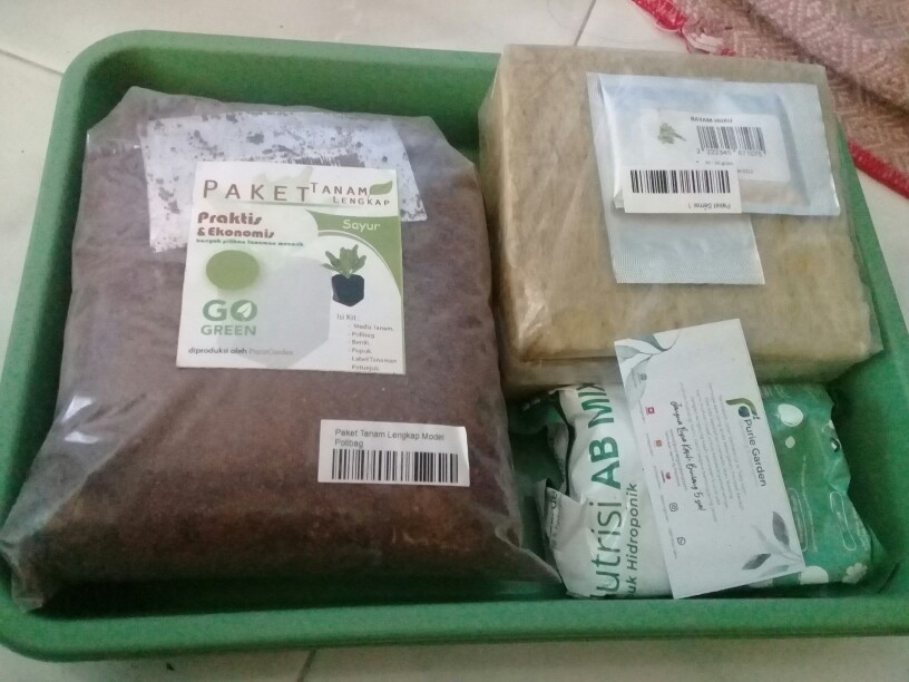 Paket Berkebun Tanam Polibag Sayuran Pg Kdr