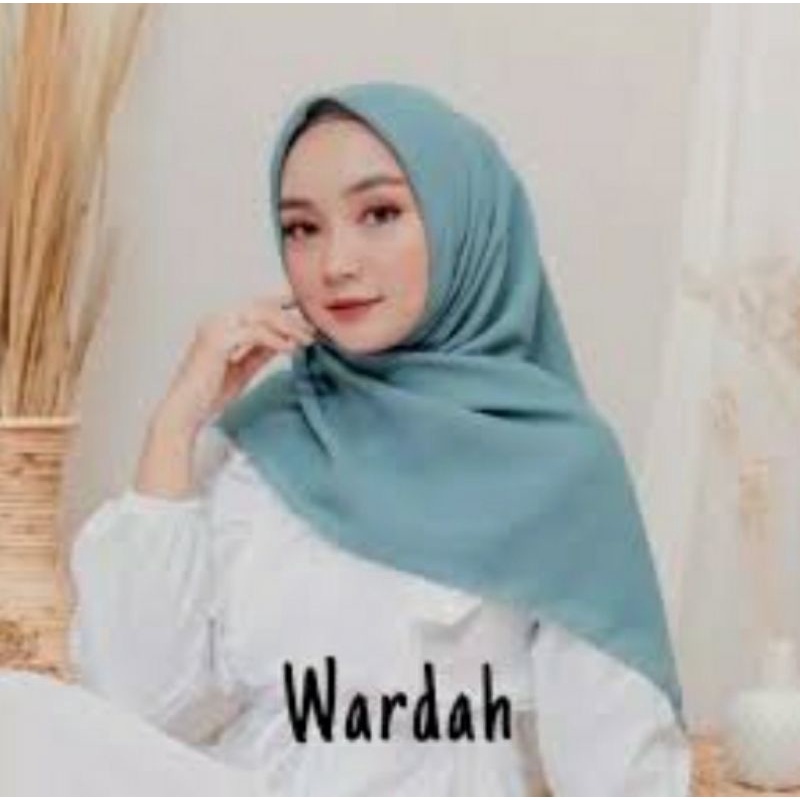 Pashmina Diamond Ceruty 180x75 Halus Premium Jahit Tepi Hitam Pasmina Panjang Basic Non Instan Sleman Jogja-Pashmina Wardah