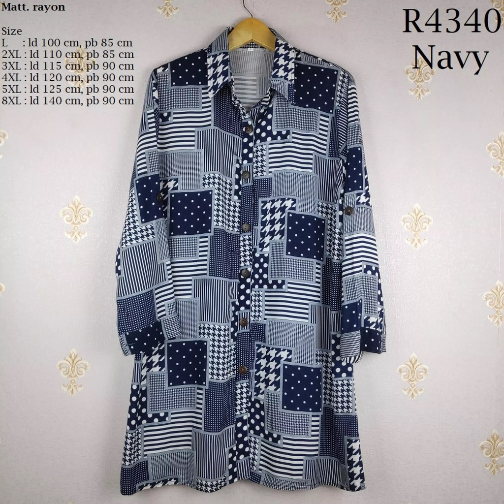 BT - TUNIK BATIK BAHAN KATUN RAYON (TUNIK SHAKILA)