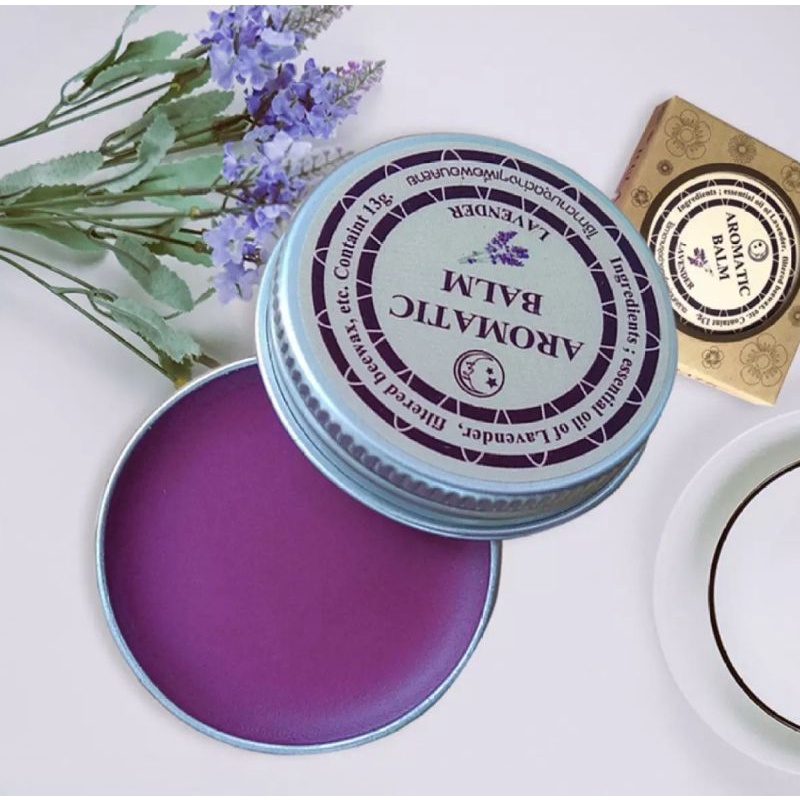 AROMATIC BALM LAVENDER MENINGKATKAN TIDUR MENENANGKAN SUASANA HATI LAVENDER AROMATIK LAVENDER