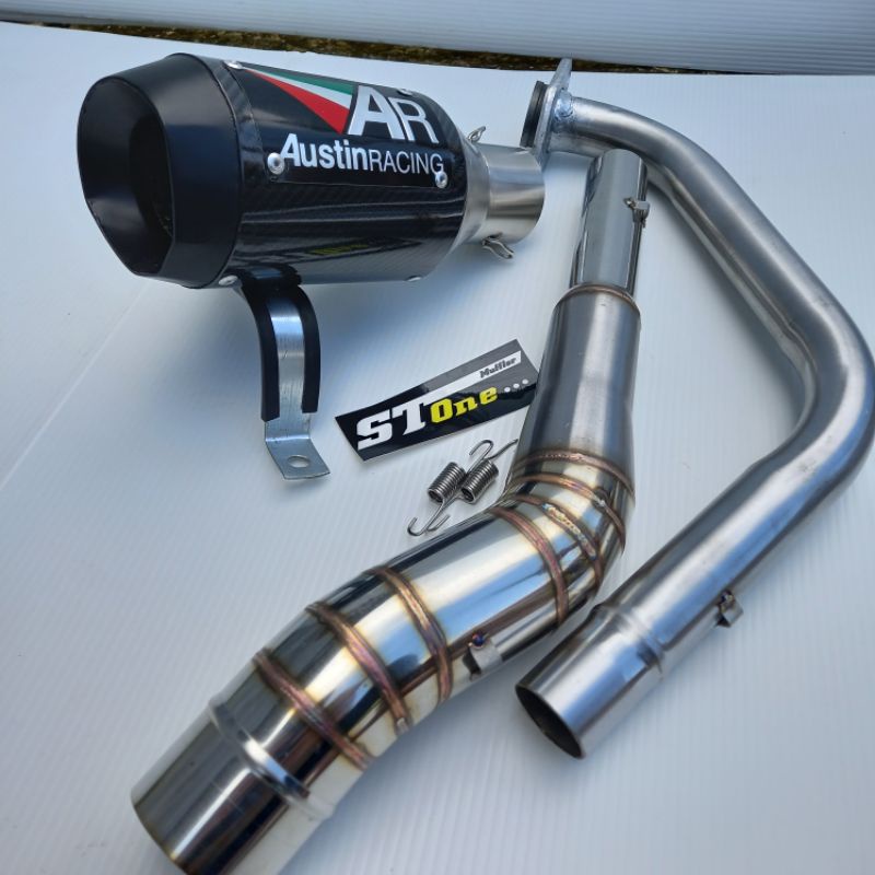 knalpot racing verza cb150 verza150 verza 2013 verza 2014 verza 2017 knalpot ar austin carbon new