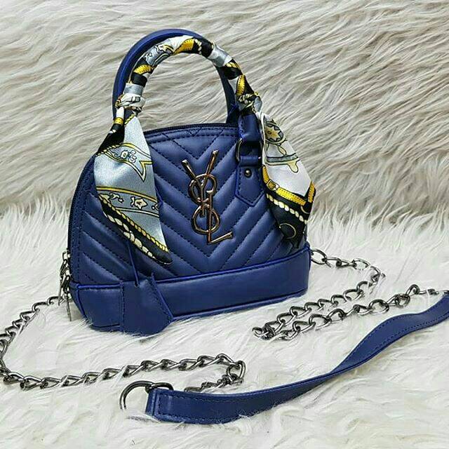 TAS WANITA YSL ALMA MINI ( PAKAI KAKI ) PREMIUM IMPORT GRATIS SYAL IMPORT
