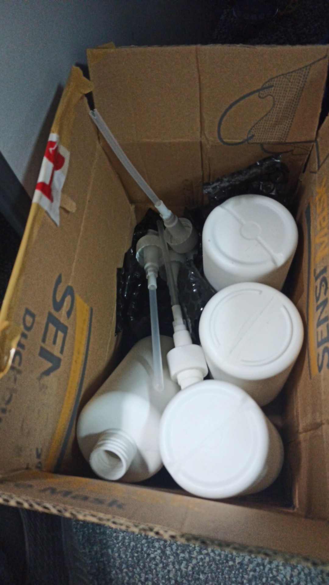 Botol Hdpe Tutup Pump Putih 500ml L Botol Handsanitizer Isi Ulang L Botol Pompa Putih Refill 500 Ml