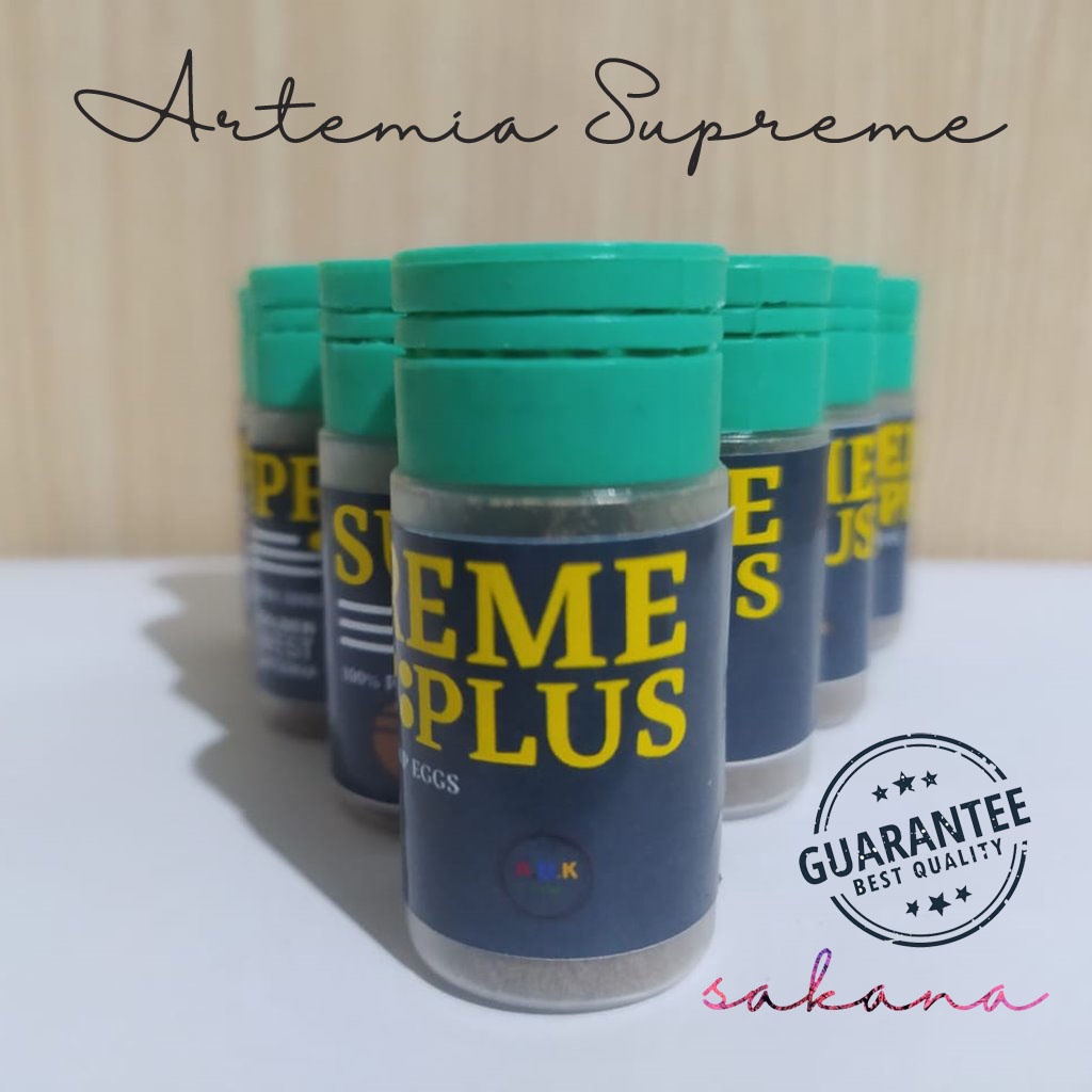 Artemia Supreme Plus / Artemia Supremeplus Kultur / Telur Artemia Tetas 10 Gr Gram Original