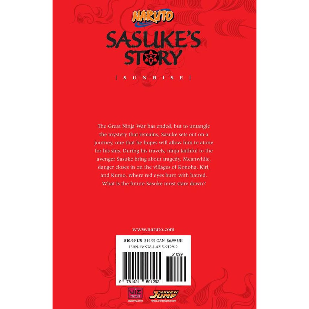 Naruto: Sasuke'S Story (Light Novel)