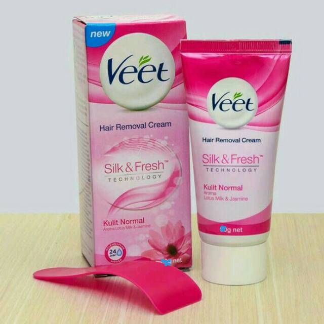 Veet Hair Removal Cream Pink Biru 25gr Shopee Indonesia