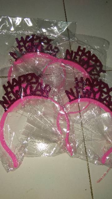 Bando tahun baru led lampu new year led bandana