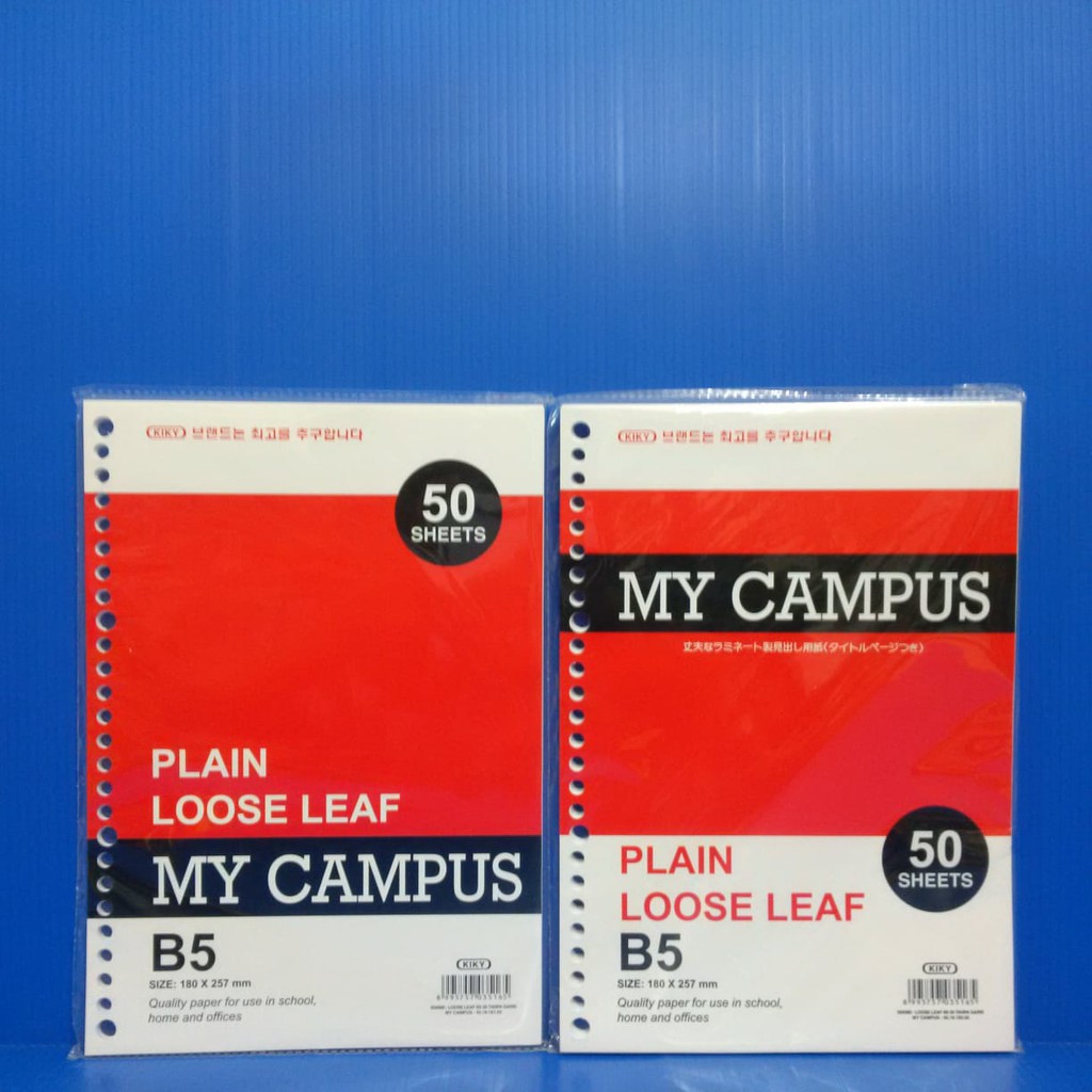 

LOOSE LEAF B5 ISI 50 KIKY POLOS/isi binder/loose leaf B5