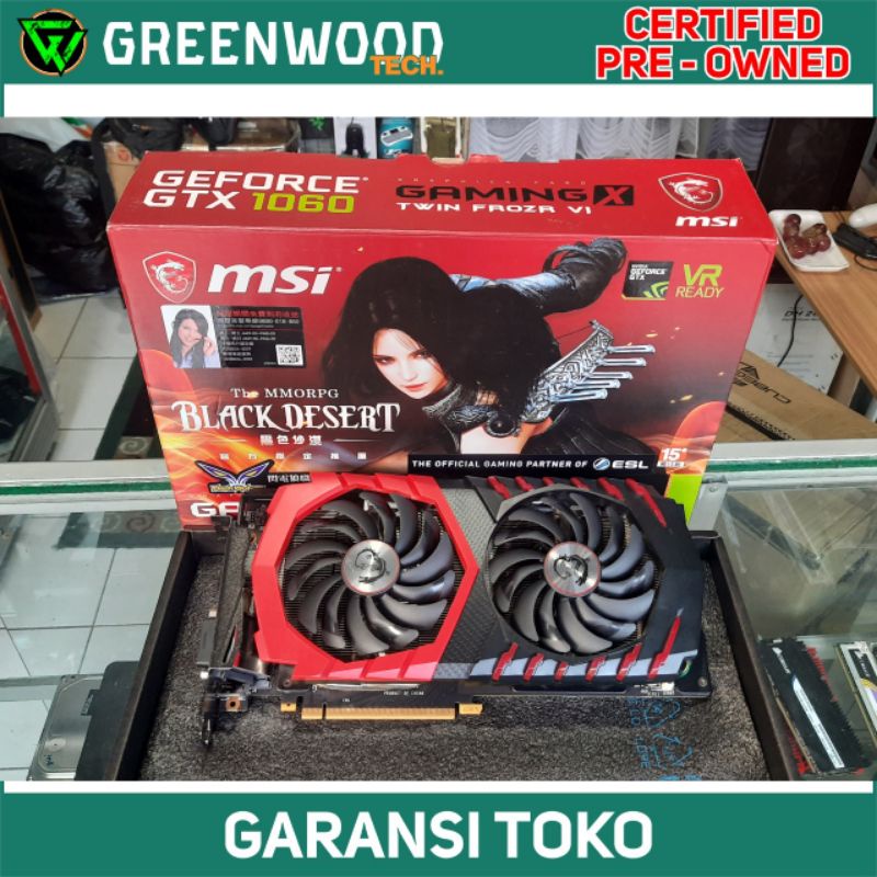 Vga nvdia Gtx 1060 3GB GDDR5 diatas gtx 1650