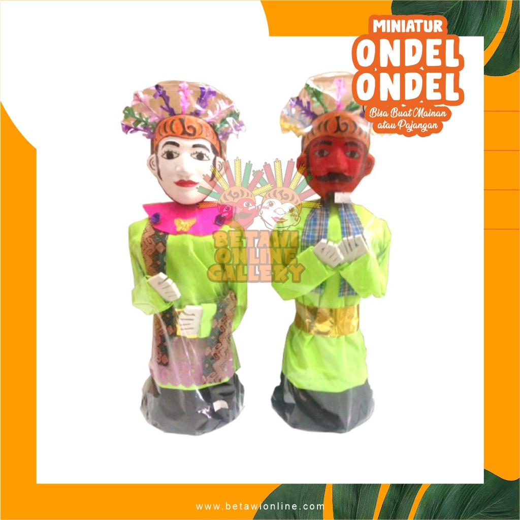 Ondel Ondel Anak Topeng spons / Topeng Karet (Bisa Masuk Anak) / Ondel Ondel